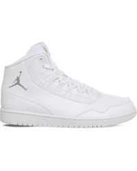 Nike Lace Executive High-top Trainers in White - Lyst