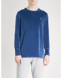 velvet crewneck
