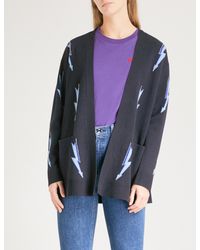 sandro lightning bolt cardigan