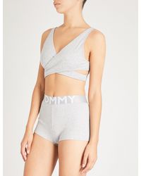 tommy hilfiger crossover bralette