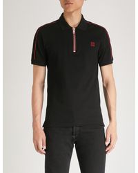 givenchy zip up polo