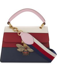 gucci blue and red striped bag