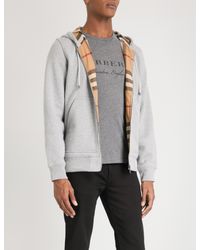 burberry fordson fleece hoodie