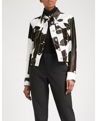 calvin klein cow print jeans