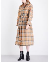 burberry plaid raincoat