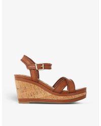 dune brown wedges