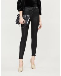 good american lace up jeans