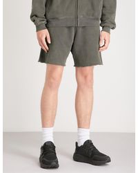 sweat shorts with yeezys