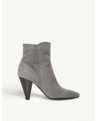 dune grey ankle boots