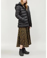 limehouse quilted down puffer coat