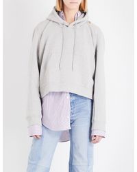 vetements misplaced hoodie