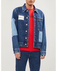 calvin klein patchwork jacket