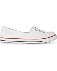 converse dance lace optical white