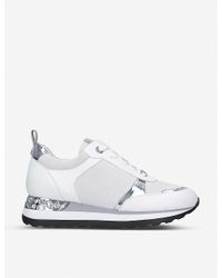 carvela lace up trainers