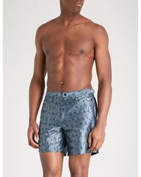 Comerciante comercio Típicamente La Perla Cotton Aqua Pura Printed Jacquard Swim Shorts in Khaki (Blue) for Men - Lyst Comerciante comercio Típicamente La Perla Cotton Aqua Pura Printed Jacquard Swim Shorts in Khaki (Blue) for Men - Lyst
