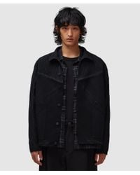 Homme Plissé Issey Miyake Kite Jacket in Black for Men | Lyst