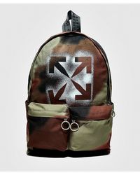 off white camouflage backpack