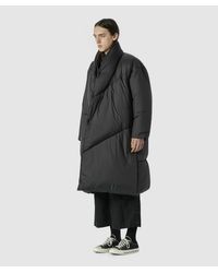 down wrap coat