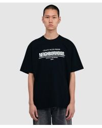 Neighborhood Solid-color Hawaiian Shirt in Black for Men | Lyst