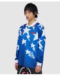 adidas X A Bathing Ape Usa Star Jersey in Blue for Men | Lyst
