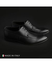 Made in Italia Black Leonce Lace-up Shoes for men