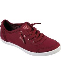 skechers bobs burgundy 