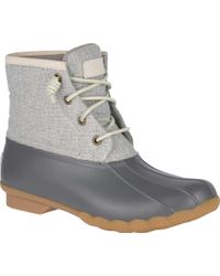 metallic sperry boots