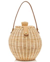 Ulla Johnson Natural Tautou Wicker Basket Bag