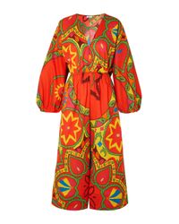 RHODE Red Blake Jumpsuit Uzbek