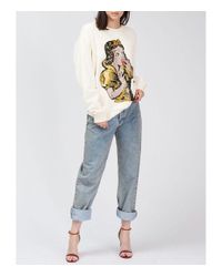 snow white sequin sweater