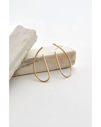 Fay Andrada - Metallic Ele Large Hoop Earrings - Lyst