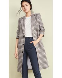 Tibi Multicolor Zion Plaid Lab Coat