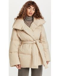 acne studios down filled coat