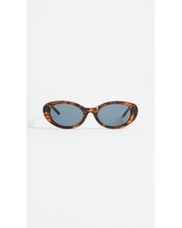 ROBERI AND FRAUD Brown Betty Sunglasses
