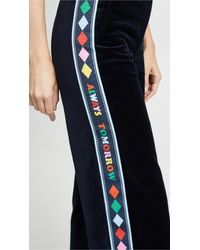 MIRA MIKATI Blue Side Stripe Trousers