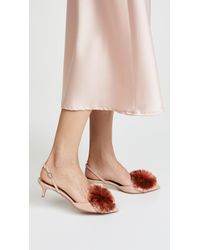 aquazzura powder puff pumps