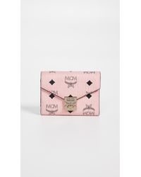 mcm three fold wallet