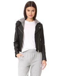 doma clash leather jacket