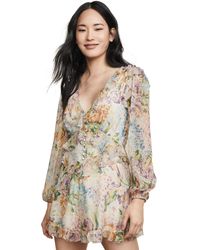 Zimmermann Multicolor Ninety-six Flutter Playsuit