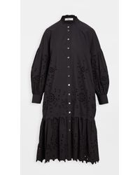 sea fern eyelet dress