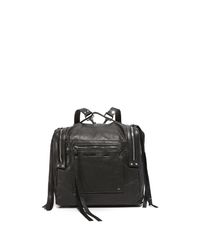 mcq leather backpack