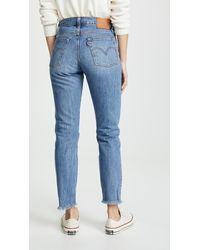 Levi's Blue Wedgie Icon Jeans