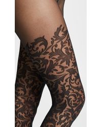 Wolford Black Daphne Tights