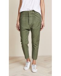 Citizens Of Humanity Canvas Premium Vintage Surplus Sadie Utility Pants In Green Lyst Citizens Of Humanity Canvas Premium Vintage Surplus Sadie Utility Pants In Green Lyst