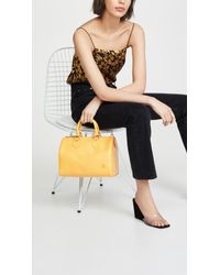 Louis Vuitton Epi Speedy 25 Bag in Yellow | Lyst
