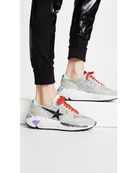 Glæd dig tjenestemænd Afgift Golden Goose Leather Running Sole Sneakers - Lyst