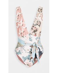 Agua Bendita Synthetic Florentina Zola One Piece | Lyst