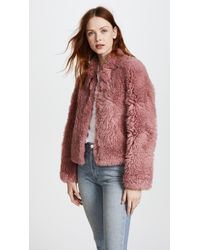 madewell shearling jacket