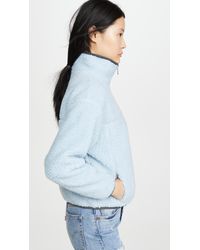 Levi's Synthetic Sloane Sherpa Pullover in Baby Blue (Blue) - Lyst