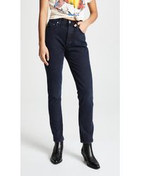 agolde remy high rise straight